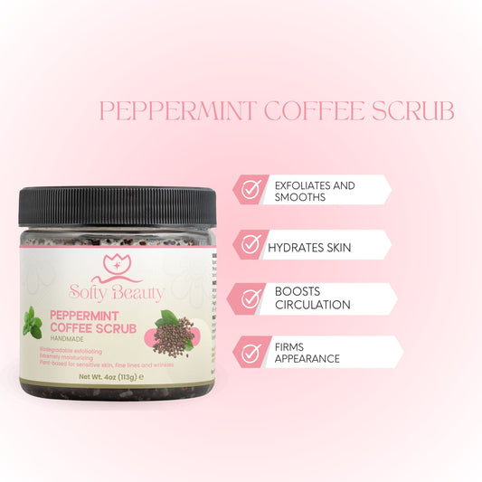 Peppermint Coffee Scrub
